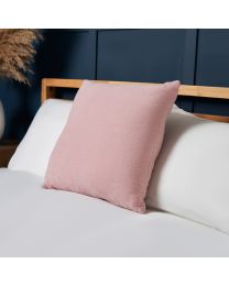 Chenille Cushion, Blush Styled on Bed