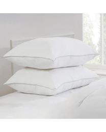 Dreamy Nights Overfilled Duck Feather Pillow Pair, White