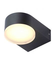 Stanley Eider Outdoor Large LED Wall Downlighter - Black