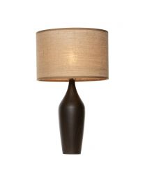 Eva Wooden Base Table Lamp, Natural