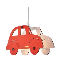 Glow Car Ceiling Pendant Light, Red