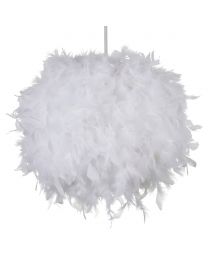 Glow Feather easy fit shade white on white background