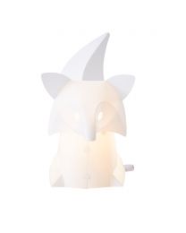 Glow Fox Origami Style Table Lamp, White