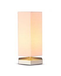 Glow Hexagon Table Lamp, Pink