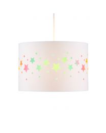 Glow Stars Iridescent Easy Fit Shade, White