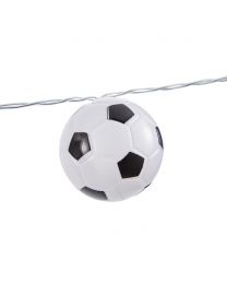 Glow LED Football String Lights, Black & White