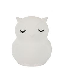 Glow Owl Colour Changing Night Light, White