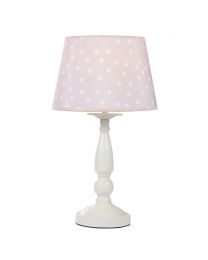 Glow Polka Dot Table Lamp, White