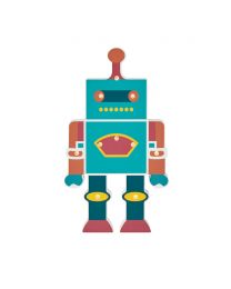 Glow Robot Lamp Blue children's lighting