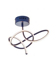 Glow Whirly Ceiling Light, Blue