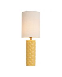 Halden Tall Ceramic Table Lamp, Yellow
