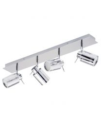 Hector Bathroom Ceiling Spotlight Bar, Chrome