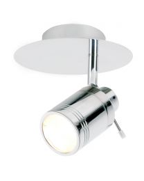Hector Single Light Bathroom Spotlight, Chrome