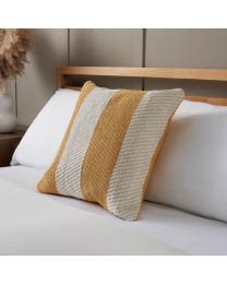 Herringbone Chenille Cushion, Ochre