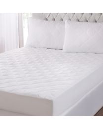 Hotel Collection Cotton Super King Mattress Protector, White