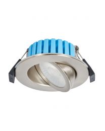 Hudson 7 Watt LED Adjustable IP65 Colour Changing Downlight, Satin Nickel
