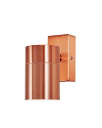 Jared Outdoor Up or Down Wall Light, Copper