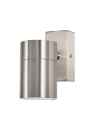 Jared Outdoor Up or Down Wall Light, Stainless Steel