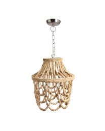 Jenny Beaded Ceiling Pendant, Natural