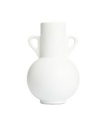 Jug Ceramic Vase, White