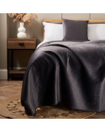 Liso Bedspread, Grey