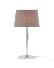 Marley Table Lamp, Chrome