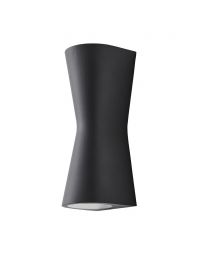 Melby Outdoor Egg Timer Style LED Up and Down Wall Light, Anthracite