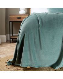 Microfleece Throw, Silt Green