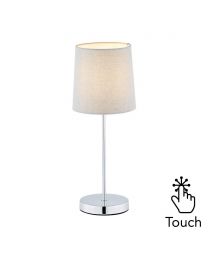 Mira Touch Stick Table Lamp, Grey