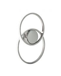 Pei Rings LED Ceiling or Wall Light, Chrome