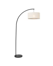 Rodney Curved Floor Lamp - Black