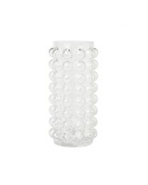 Small Bobble Glass Vase, Clear