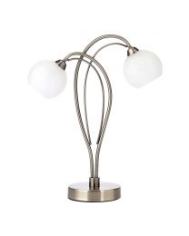 Soni Table Lamp, Antique Brass