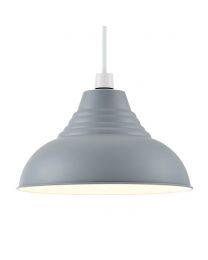 Steel Diner Easyfit Shade, Grey lit on white