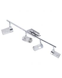 Stellar Bubble LED Bathroom Spotlight Bar, Chrome