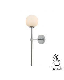 Suzie Rechargeable Wall Light, Chrome