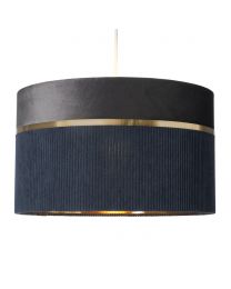 Violet 40cm Mixed Fabric Easyfit Shade, Grey