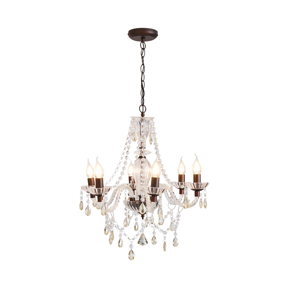 Darlia 6 Light Ceiling Pendant, Bronze