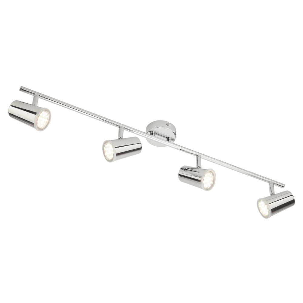 Frida Bathroom Ceiling Spotlight Bar, Chrome