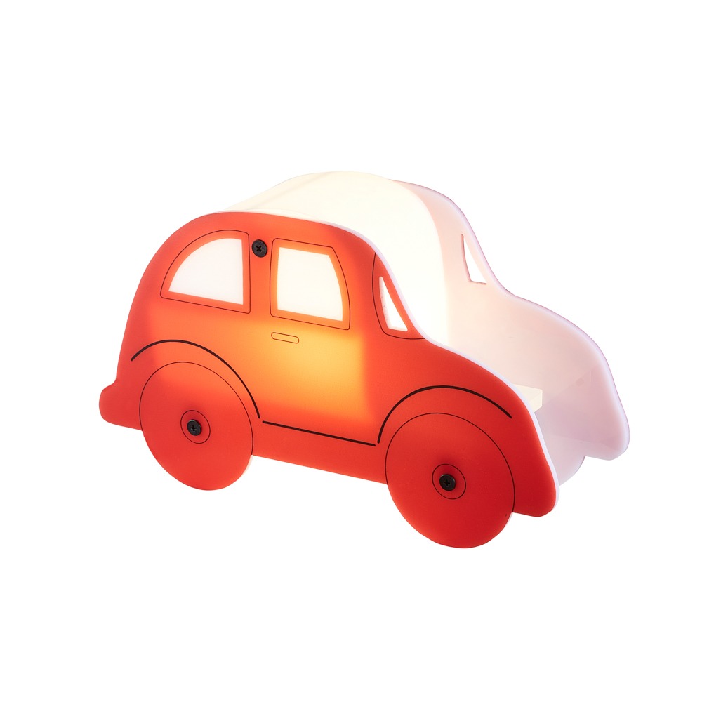 Glow Car LED Table Lamp, Red