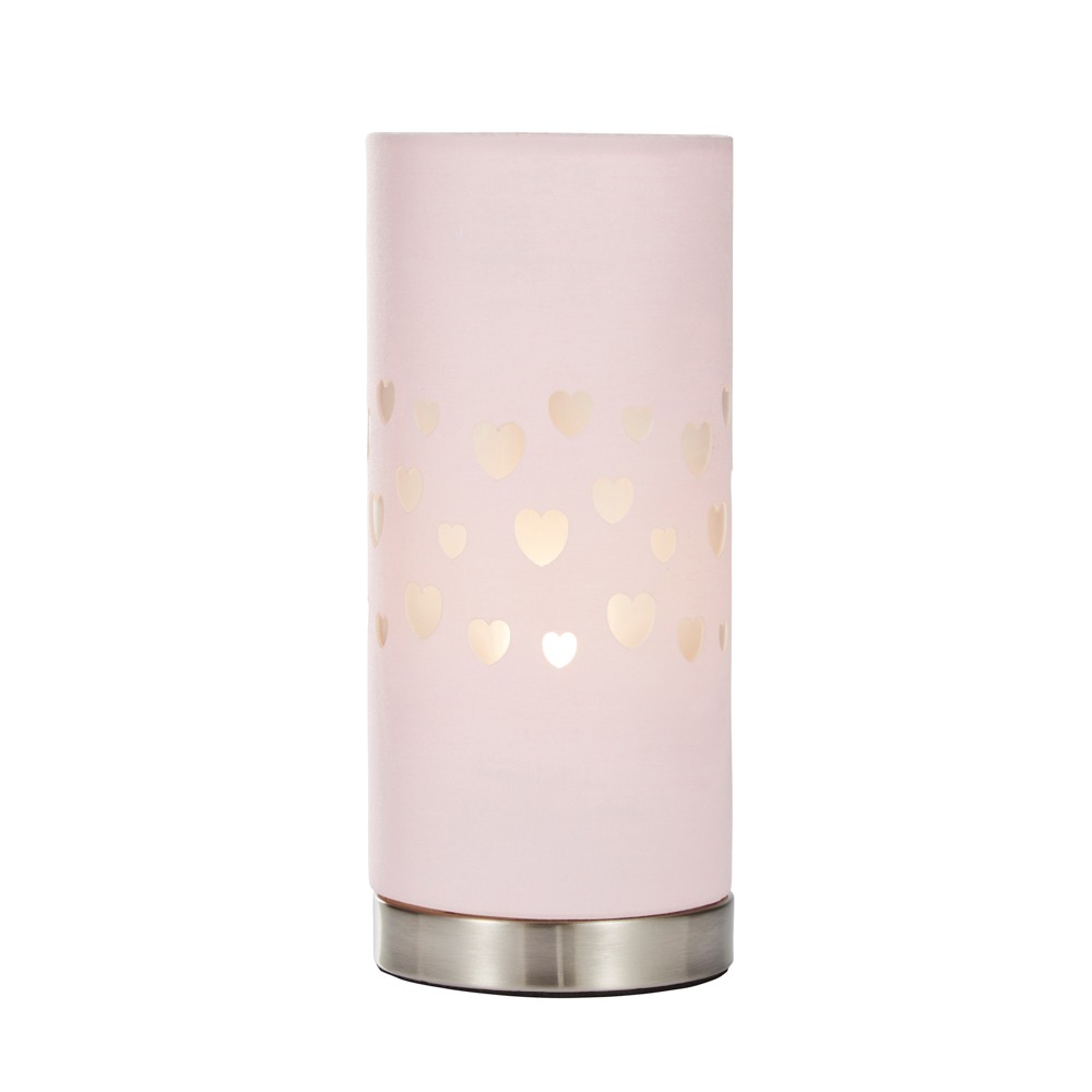 Glow Hearts Table Lamp, Pink Glow Hearts Table Lamp, Pink