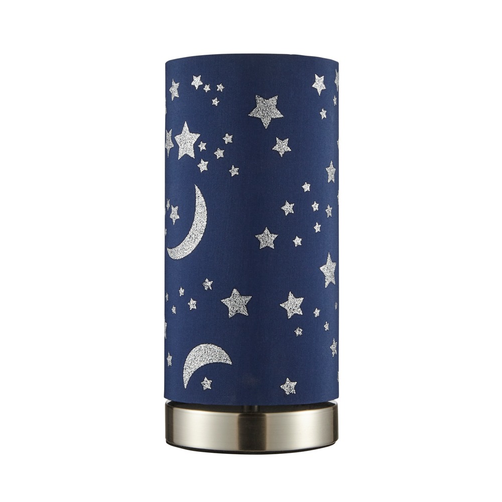 Glow Moon and Stars Table Lamp, Navy
