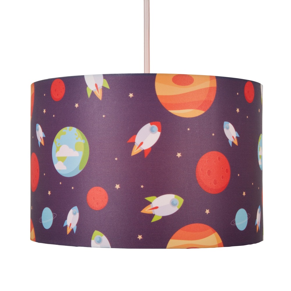 Glow Outer Space Easy Fit Light Shade, Blue