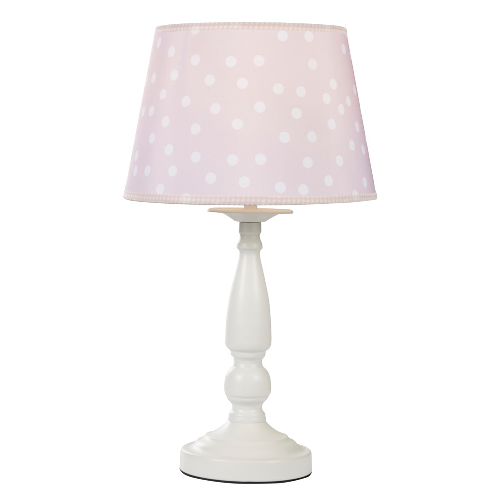 Glow Polka Dot Table Lamp, White