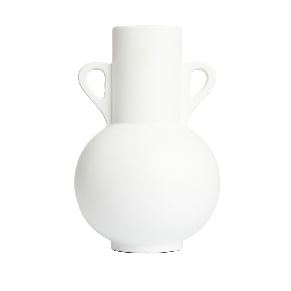 Jug Ceramic Vase, White