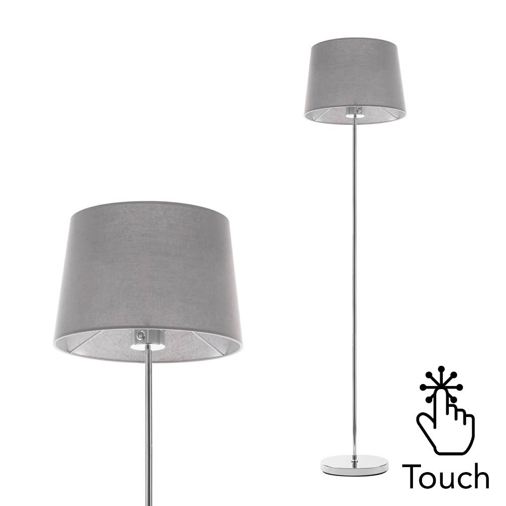 Mira Touch Floor Lamp, Grey