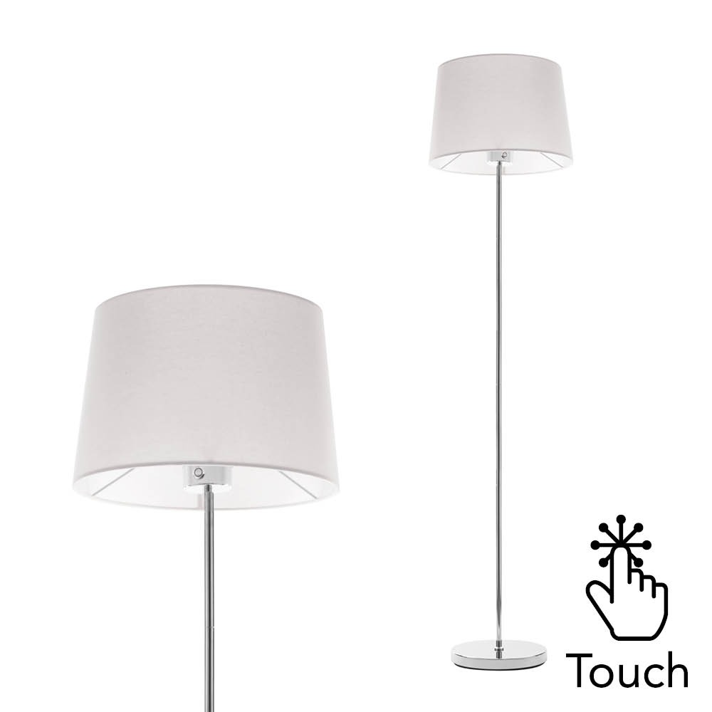 Mira Touch Floor Lamp, Natural