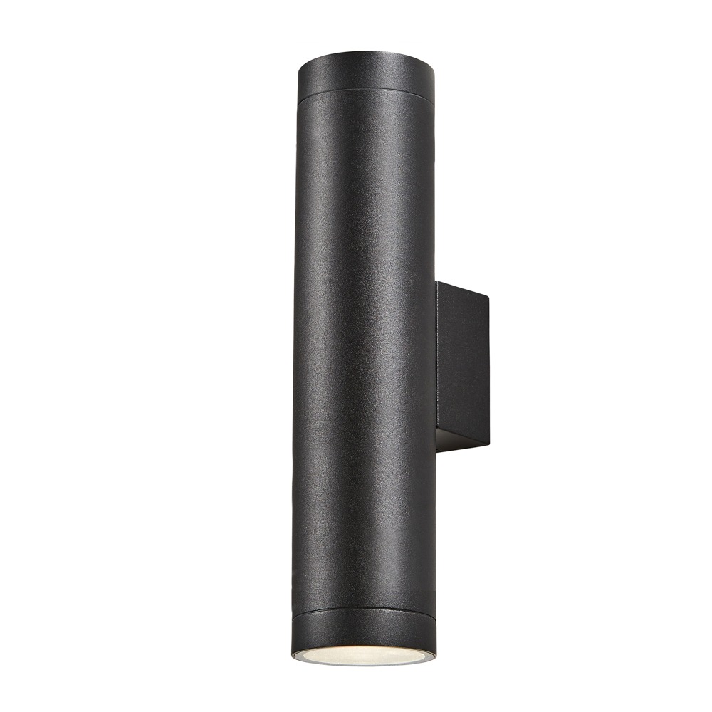 Polo Up and Down Outdoor Wall Light, Black