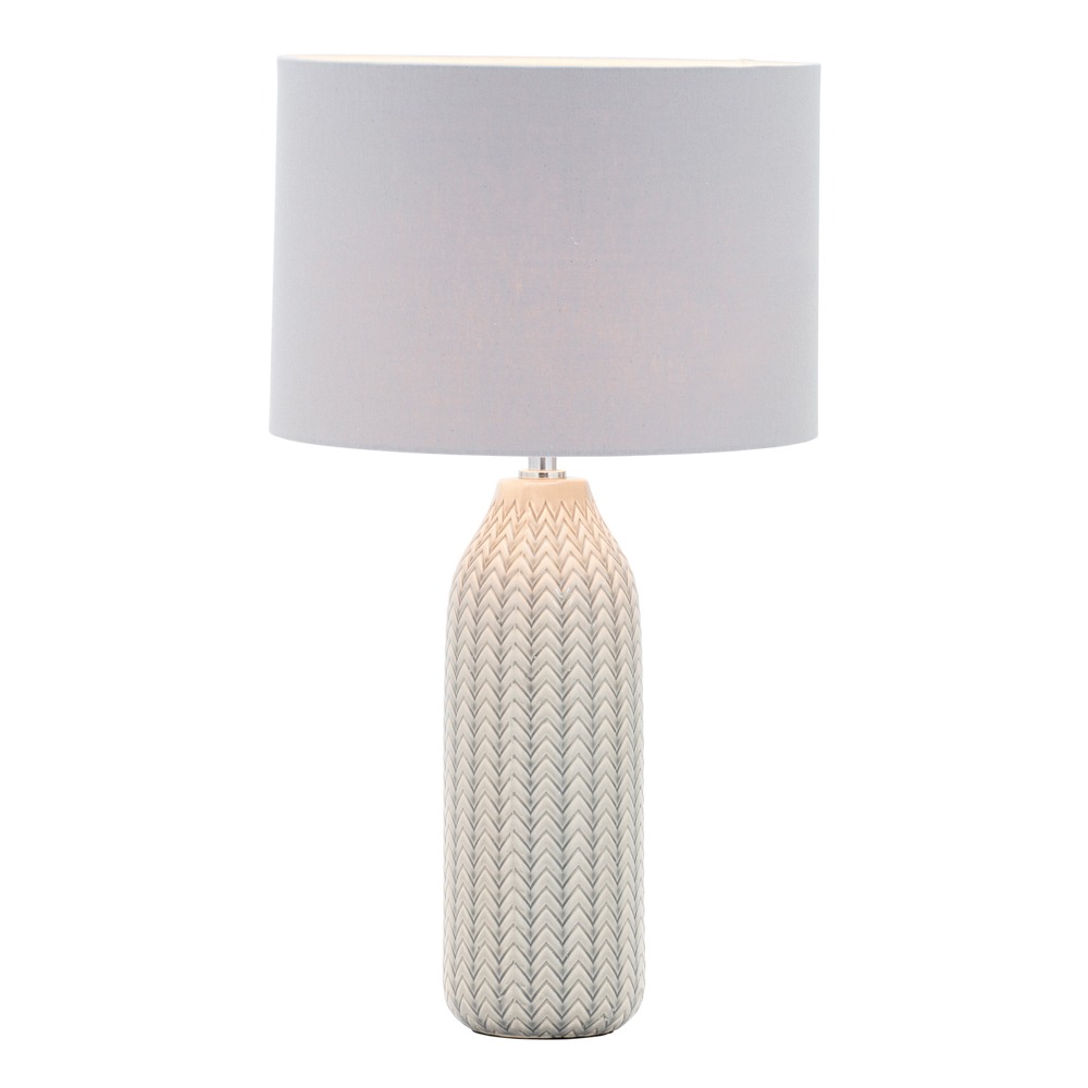 Quentin Table Lamp, Grey