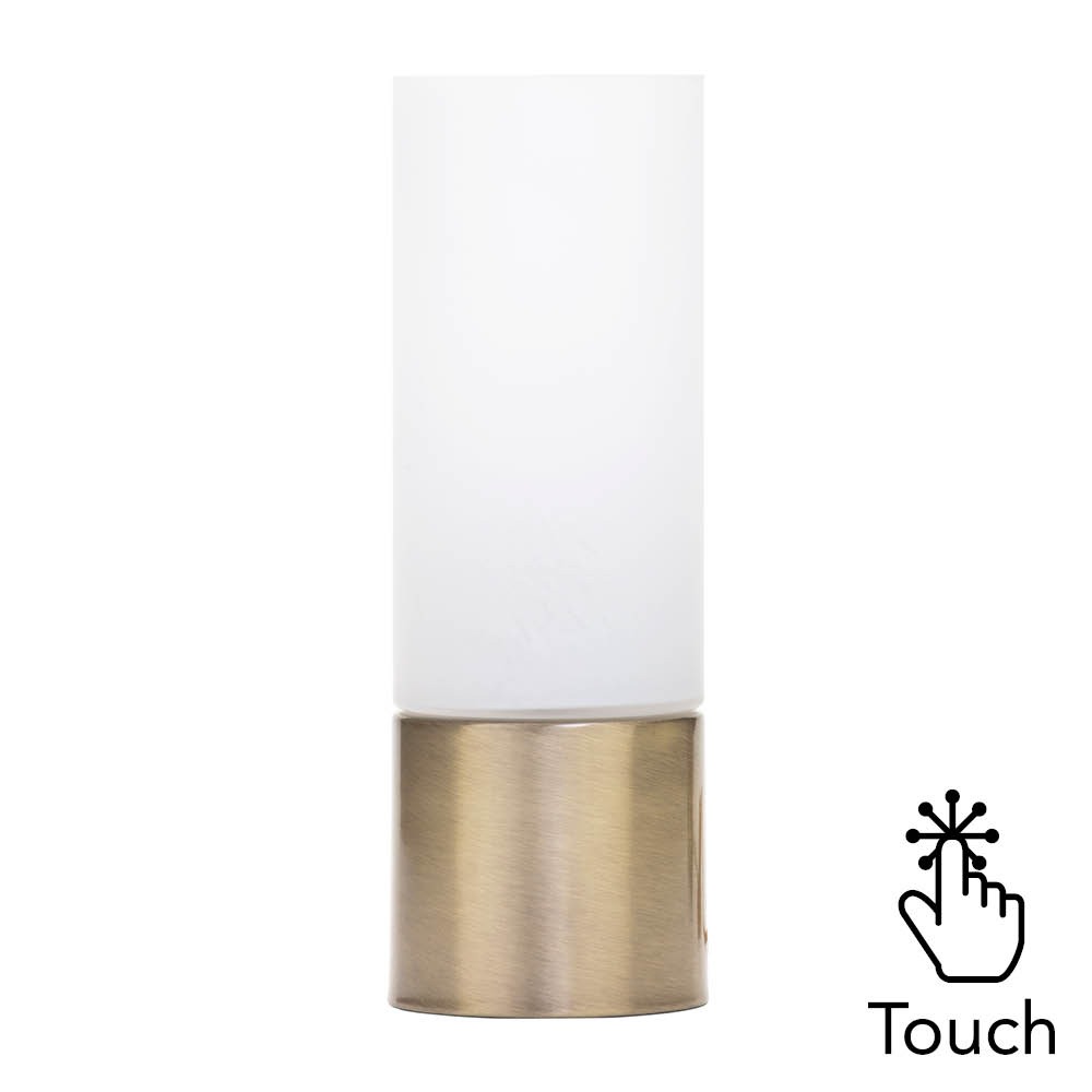 Tilly Touch Sensitive Table Lamp, Antique Brass